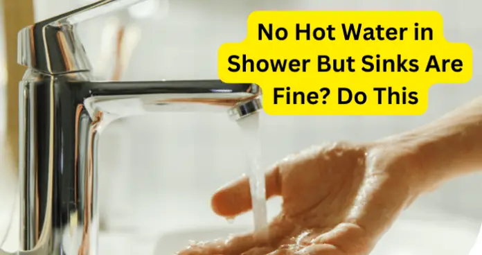 No Hot Water in Shower But Sinks Are Fine