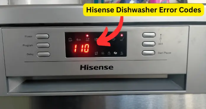 Hisense Dishwasher Error Codes