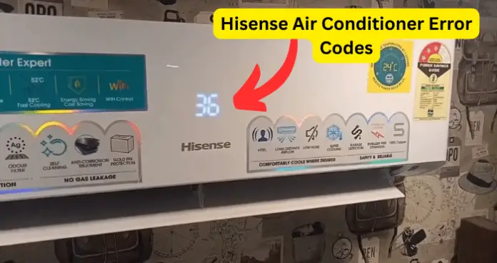 Hisense Air Conditioner Error Codes
